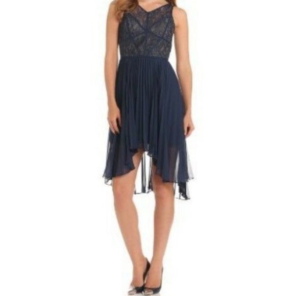 BCBG Navy Formal Lace Dress - NEVER WORN - Picture 1 of 3